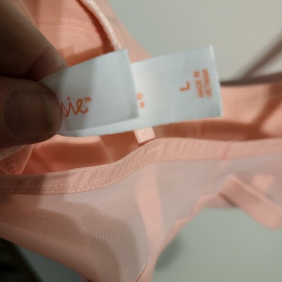 NWT COLSIE PINK BRALETTE SZ L - Picture 8 of 8